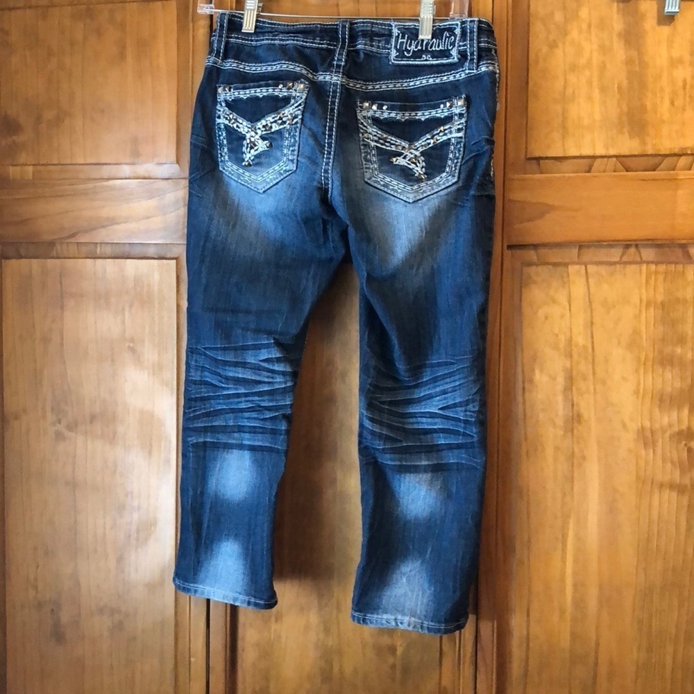 Hydraulic Gramercy Denim Jean Capris 4